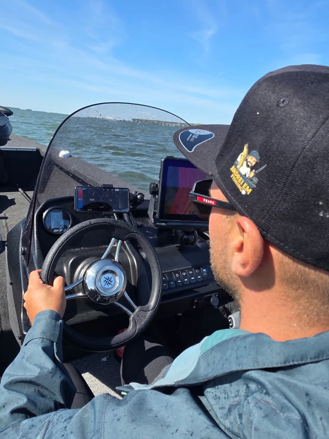Boat electronics and fishing equipment